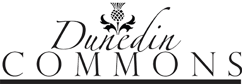 Dunedin Commons Logo, Link to Home Page